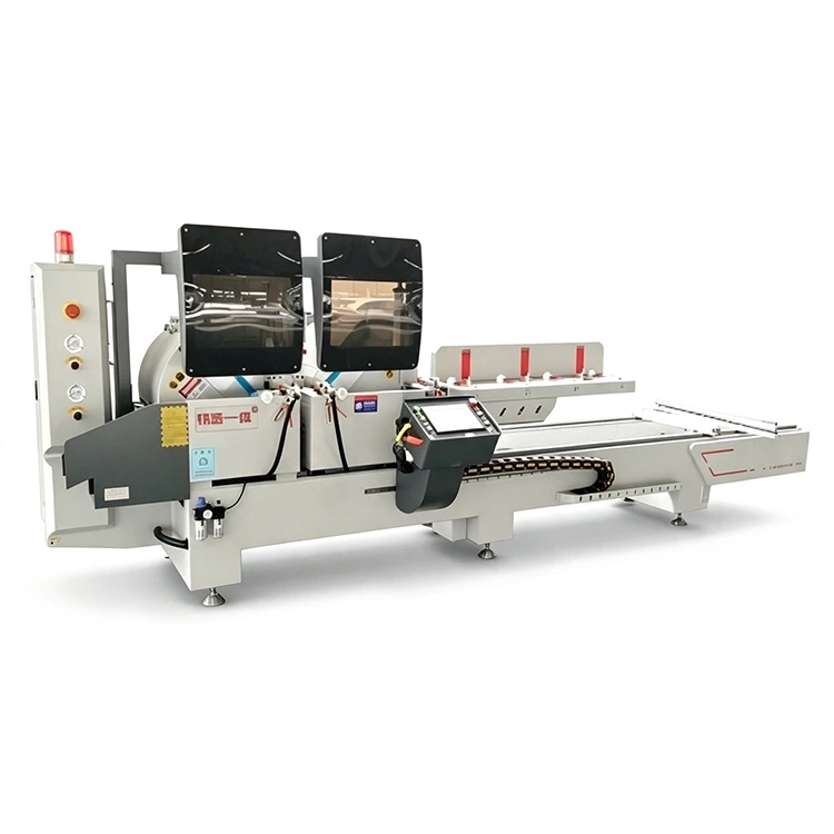 Ferăstrău CNC pentru tăiere cu două capete pentru tăiere la 45° și 90°