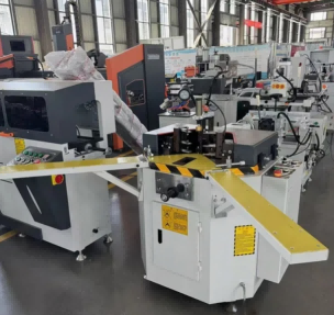 Mașină de sertizare pentru colțuri cu profil din aluminiu de 140 mm