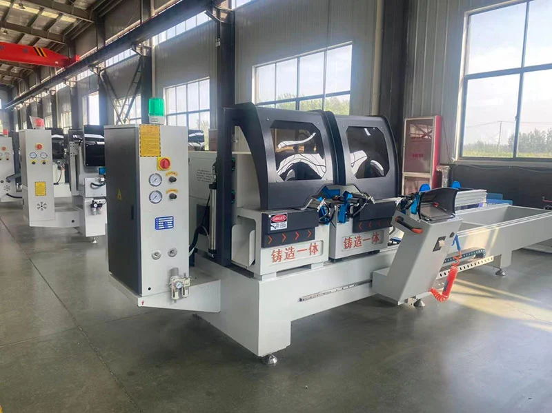 Degree Double Mitre Saw For Aluminum Pvc Window Frame Production