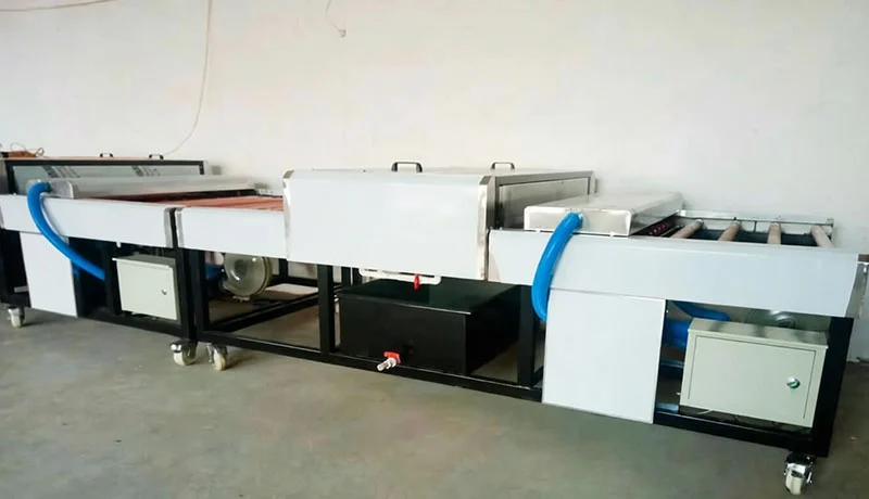 Horizontal Insulated Glass Washing And Drying Machine
