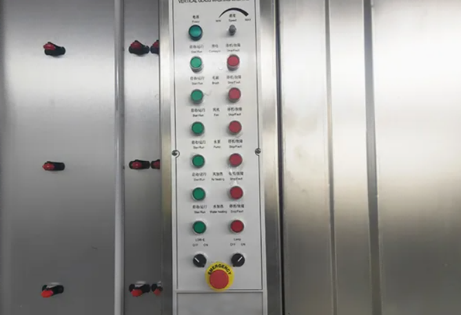 Mașină de spălat verticală profesională 1800 pentru uscare pentru sticlă termoizolantă și călită